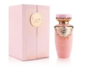 Lattafa Haya EDP Perfume 3.4oz - Champagne, Fruity, Floral, Vanilla