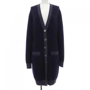 Pre-owned CHANEL Cashmere Small Leather Goods Long Cardigan