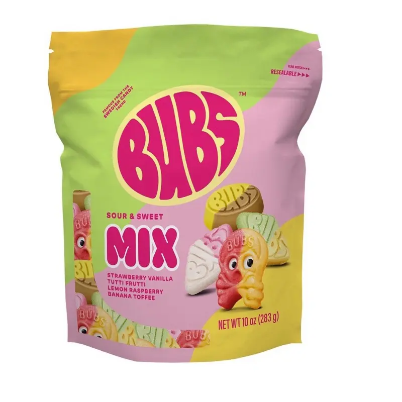 BUBS Swedish Candy Variety Mix Gummy Candy, 21 oz. BUBS Swedish Candy Variety Mix Gummy Candy, 21 oz.