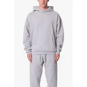 mnml Heavy Basic Hoodie - Marled Grey