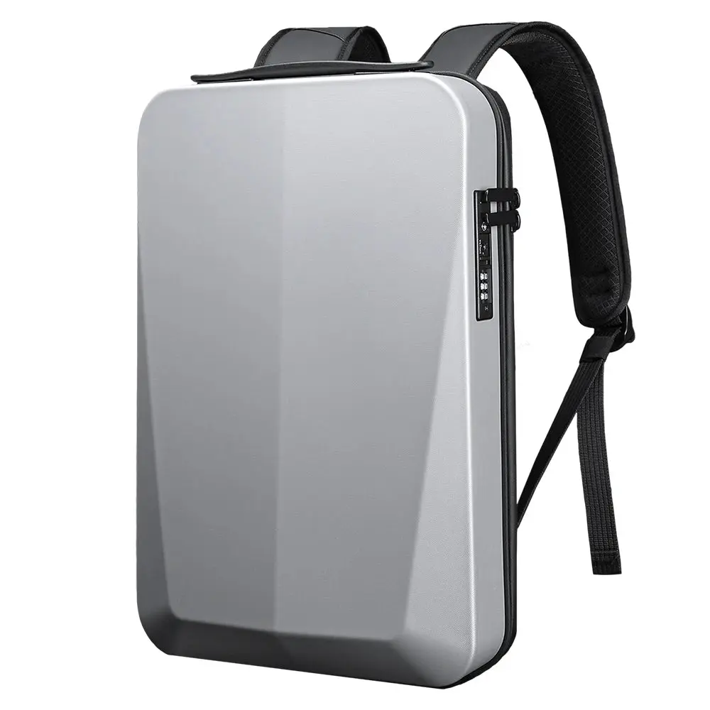 BANGE NEW Shell Design Anti-Thief TSA Lock Men Backpack Waterproof 15.6 inch Laptop Backpacks Man Travel Bag With USB Charging