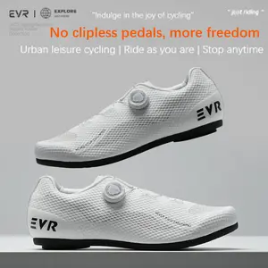 EVR New Cycling Shoes – Unlockable Design, Comfortable & Breathable, Unisex Road Bike Gear, Competition Level (Item No.: WS01)