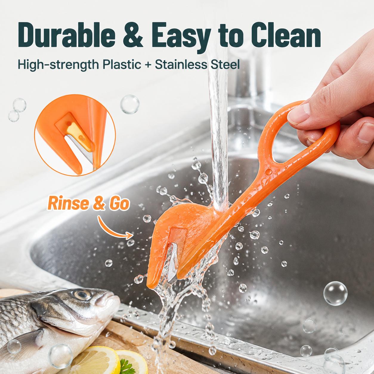 Chicken Intestine Cutter 4.92 Inch Stainless Steel Intestinal Opening Device Kitchen Tool for Poultry Cleaning and Preparation