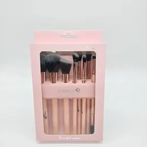 Simply Bella Makeup Brush Set Soft Blending Brushes for Foundation Concealers Eye Shadows Multifunctional Cosmetics Gifts Glam Eyeshadow Precision Powder Brush Kit 9PCS Set