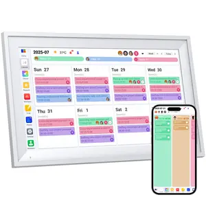 LUMIPI｜15.6-inch Wall Digital Calendar,Smart WiFi Calendar & Chore Chart,Full HD Touchscreen Interactive Display for Family Schedules-Wall/Desk Mountable Planner,Meeting Reminders & Deadline Tracking Great for Organizing Your 2026 Calendar