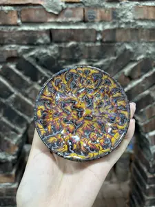 Lava - Patterned Jianzhan Teacup | Fiery Glaze Chinese Ceramic Art
