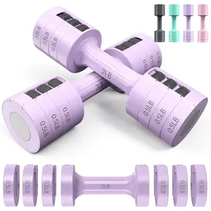 Adjustable Dumbbell Hand Weight Suit: 1 Pair 2 4 6 8 10 Lbs Quick Adjustment Dumbbell Weight 6 Pairs 1 Free Weight Barbell Women Men Home Gym Exercise Exercise Strength Training 2-5 Lbs Each adjustable kettlebell power rack