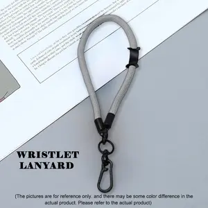 Adjustable short mobile phone lanyard wristband, high-end outdoor portable wrist lanyard, suitable for various mobile phones, anti lost phones and tablet lanyards