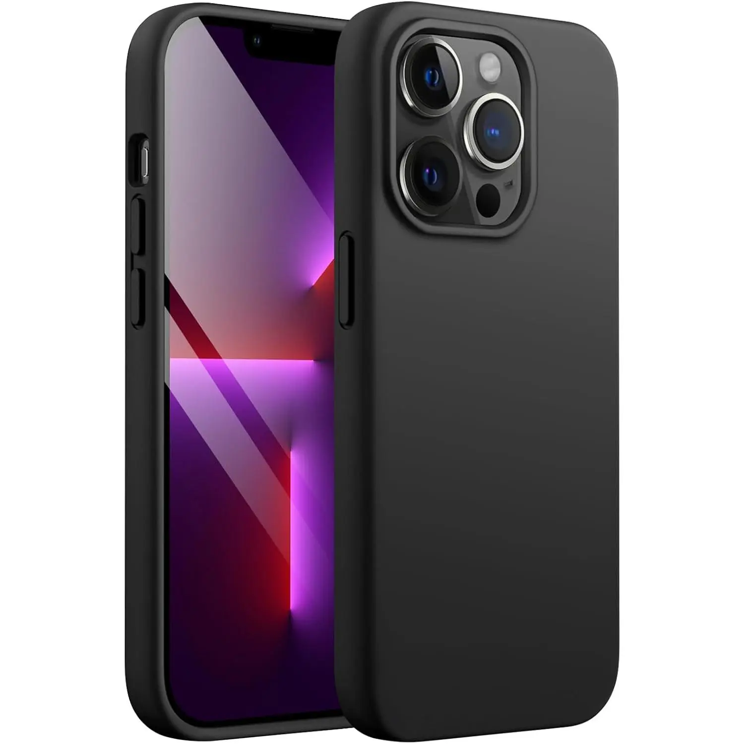 Phone Cases for iPhone 17 Pro Max 16 15 14 13 12 11 Pro Max Plus  Silicone Silky-Soft Touch Full-Body Protective Phone Case, Shockproof Cover [Military Shockproof Protection] Slim Phone Case, Anti-Scratch for iphone17 Pro Max