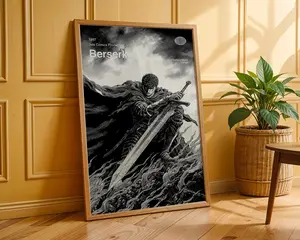 Berserk Anime Poster: Guts Manga Art Print ( Unframed - Print Only )