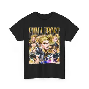 Limited Emma Frost Tshirt, Game Tshirt, Gift for Woman and Man, Casual Style funny graphic tees | Unisex shirt | Casual Short Sleeve | 100% Cotton