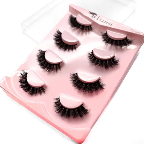 Natural False Eyelashes, Voluminous False Eyelashes, Longer Looking Eyelashes, Long Fluffy Curly Thick Faux Cluster Lashes, Full Volume Eyelash for Lashes Extensions, Women & Girls Eye Makeup Enhancement, Diy Cluster Lashes, Volume Lash Clusters