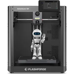 Flashforge Adventurer 5M 3d Printer High SFlashforge Adventurer 5M 3D Printer – High Speed Auto Leveling Direct Drive with PEI Plate & Power Loss Recoverypeed Full-auto Leveling Direct Extruder Flexible PEI Plate Power Loss Recovery