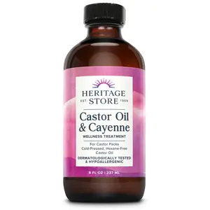 Heritage Store Castor Oil & Cayenne
