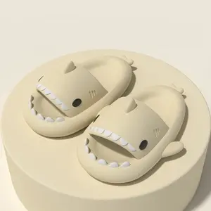 Gradient Shark Slippers Women'S Summer Models Indoor Home Thick Bottom Non-Slip