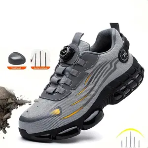 Breathable lace-free soft sole comfortable anti-smash shoes