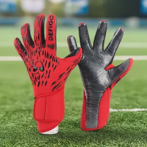 Professional Competition-Grade Football Gloves, Ultra-Sticky, Non-Slip, Wear-Resistant Soccer Goalkeeper Gloves for Adults (Training & Competition Use)