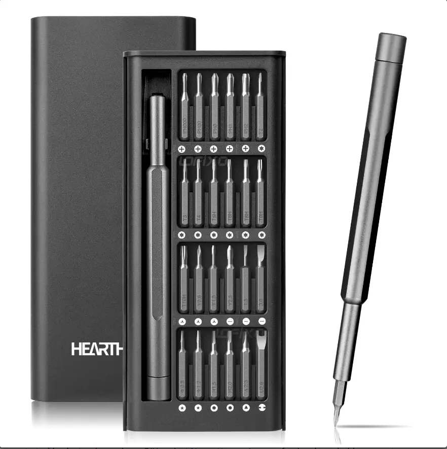 Precision Screwdriver Set,Eyeglass Repair kit,Magnetic Screwdrivers Torx,Pentalobe,Triwing Flathead,Phillips All in One Tools Set for iPhone,Switch,Camera,Phone Screen,Watch,Mac,ps4,Xbox one
