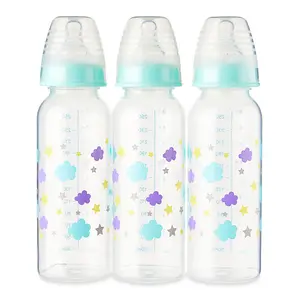Parent'S Choice Bottle, 3 Pack, 9 Fl Oz, Newborns, Unisex, Cloud Print PMM
