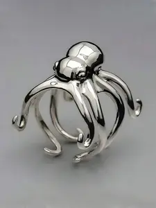 Elegant Octopus Ring for Women, Ocean-Style Fashion Jewelry, Perfect for Weddings, Engagements, Parties, and Gifts