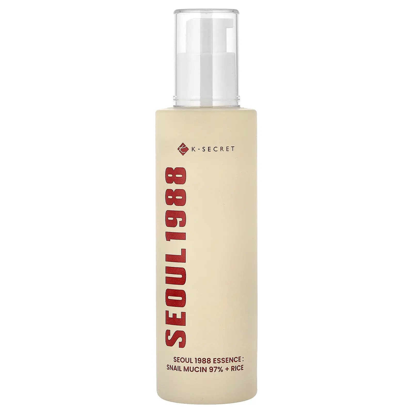 K-Secret Seoul 1988 Essence, Snail Mucin 97% + Rice, 3.38 fl oz (100 ml) K-Secret Seoul 1988 Essence, Snail Mucin 97% + Rice, 3.38 fl oz (100 ml)