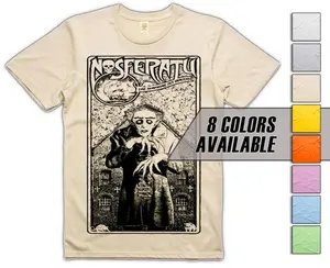 Nosferatu V4  Cotton Fabric Unisex T-shirt, all sizes S-5XL 8 Colors available