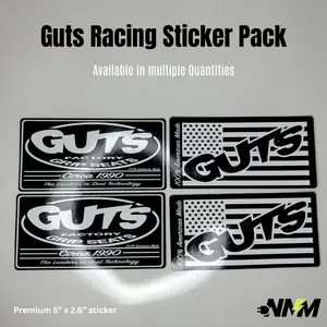 Guts Racing Sticker Pack – OG & American Flag Styles | NONOISEMOTO