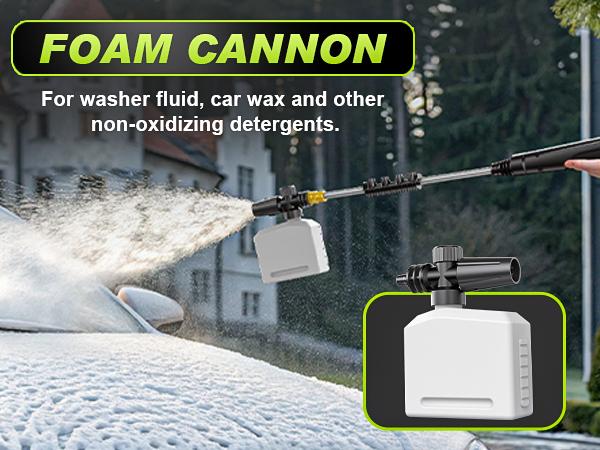 Gisam 4800PSI 1800W Electric High Pressure Washer Car Washer Gun Garden Washing Water Wash Spray Gun 180° Adjustable Nozzle