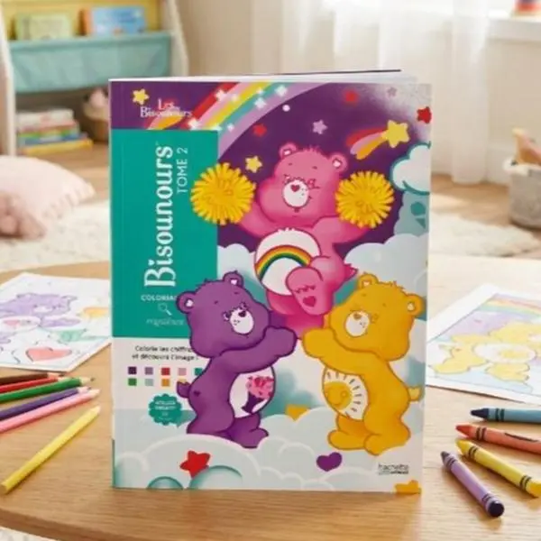 Les Bisounours Tome 2, Disney Color by Number Adult Coloring Book