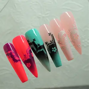Lace Airbrush  Nail Stencil Pack