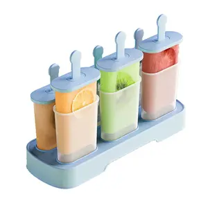 Popsicle Molds Set 6 Pieces Ice Popsicle Maker-BPA Free,Easy-Release Ice Pop Molds,Homemade Ice Cream Molds