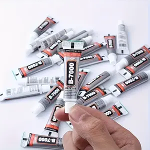 B7000 Multi-Purpose Adhesive, Waterproof & Shrink-Resistant, 3ML Super Glue for Plastic, Metal, Resin, DIY Jewelry, Crafts, Model Making