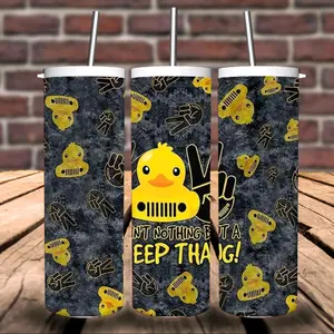 Ain't Nothing But A Jeep Thang Duck Tumbler