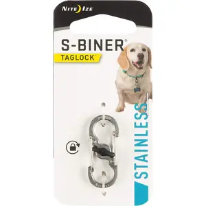 S-Biner TagLock Double-Gated Stainless Steel Carabiner