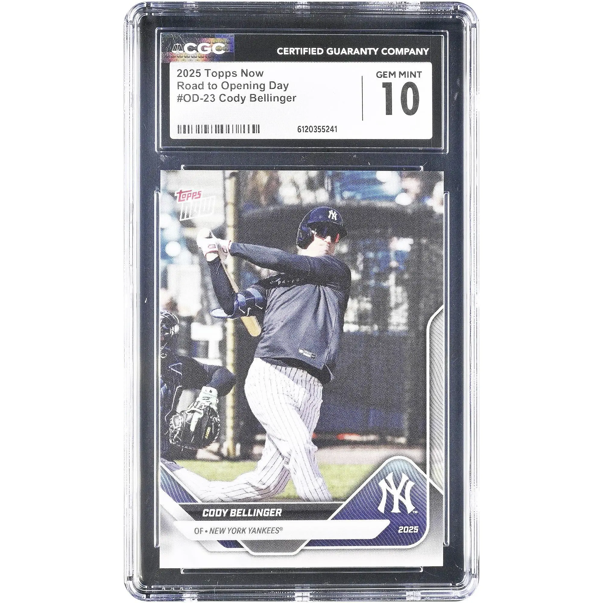Cody Bellinger New York Yankees 2025 Topps Now Road to Opening Day #OD-23 CGC Authenticated 10 Card