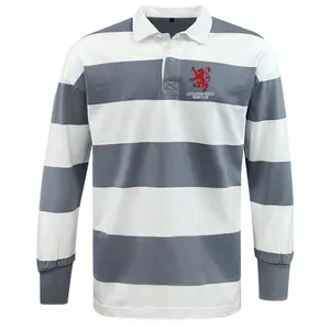 Littleton Scots Rugby Classic Long Sleeve Hooped Rugby Jersey