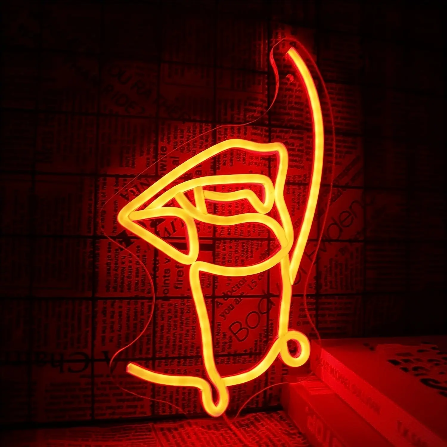 1pc Vampire Neon Light Wall - USB-Powered LED Gothic Glow with Blood-Drip Effects, Multicolor Red & White for Vampire-Themed Parties, for Man Cave, Game Room