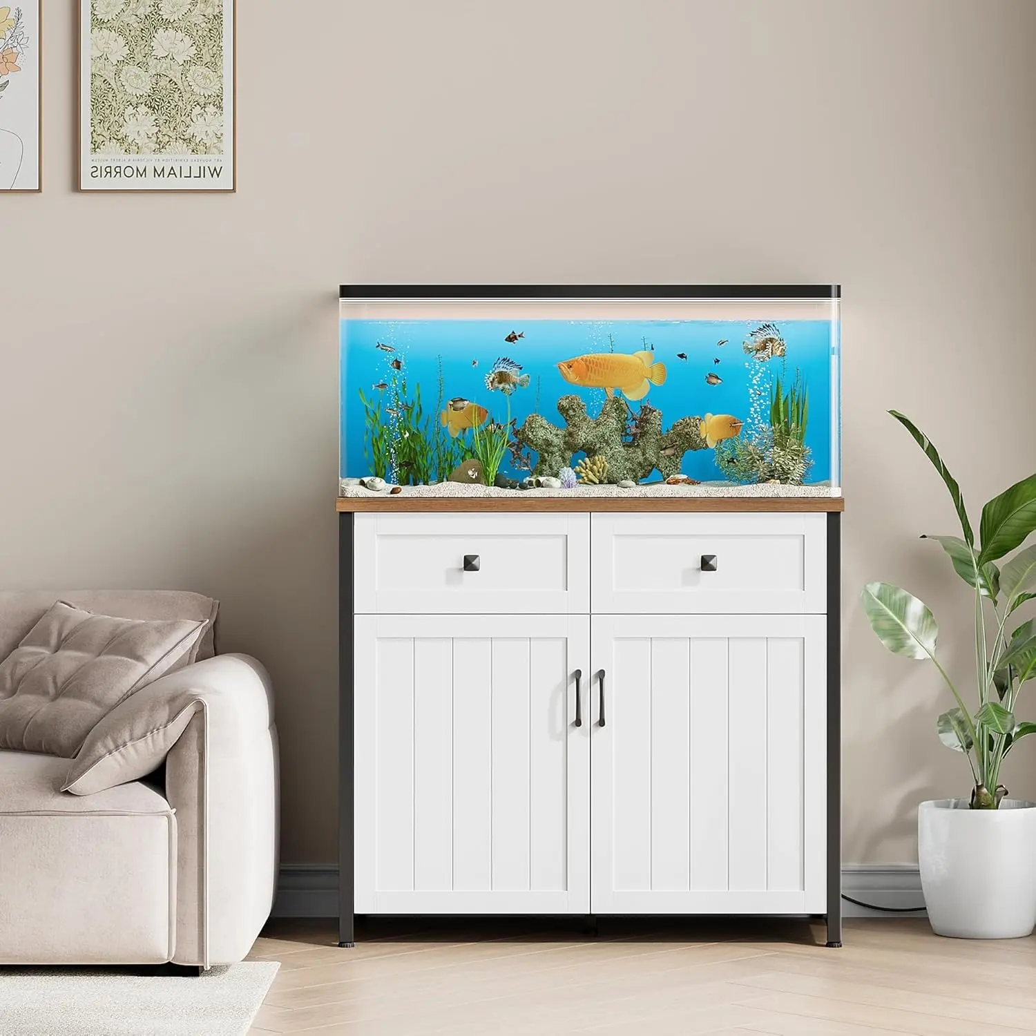 fish tank dresser Is a 55 gallon safe on a dresser? pet boxes Welfuturer Fish Tank Stand 10