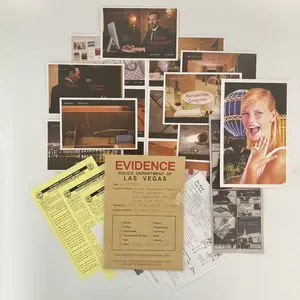 Detective Game Unsolved Mystery Files, Cold Case Murder Suspense Game, Suitable for Players Aged 14+, Perfect for Friend Gatherings, Party Game Cards