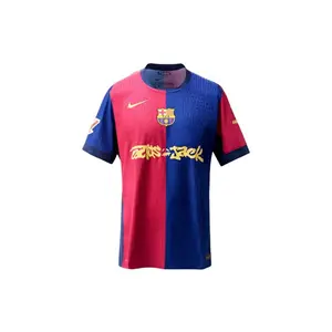 FC Barcelona x Travis Scott Limited Edition Match Home 2024/25 Jersey Blue/Scarlet (men) by StockX