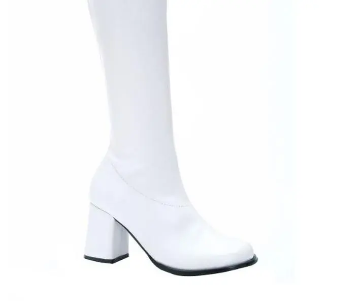 White Gogo Boots for Women - Perfect Footwear for Any Occasion - Girl
