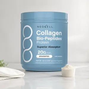 NeoCell Collagen Peptides Powder 20oz - Grassfed Protein with 18 Essential Amino Acids | Advanced Bio-Peptides for Skin & Joint Health
