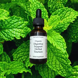 Organic Digestive Support Herbal Tincture - Herbs for Gut Health and Digestion