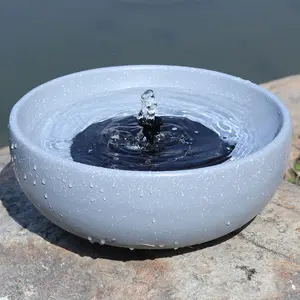 Solar Bird Bath,11.2" Solar Fountain birdbaths for Outdoors,Bird Bath Bubbler,for Garden Patio Terrace Decoration