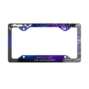 Fourth Wing Should I get the Wingleader Basgiath Alumni Aluminum License Plate Frame 12x6 Inch Halloween Ghost Design Secure Mounting Car Accessory