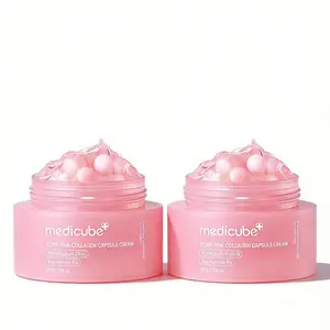 Medicube PDRN Pink Collagen Capsule Cream 55g, Gentle Repair Moisturizer with PDRN & 5% Niacinamide, for Sensitive, Dry Skin