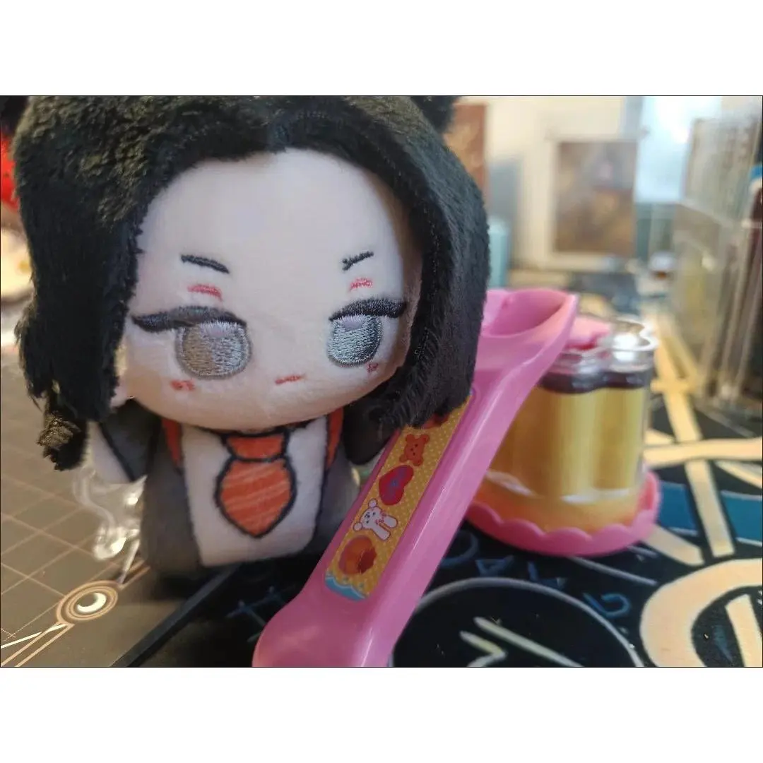 10cm Anime Sirius & Snape Cotton Stuffed Doll, Cute Printed Plush Toy, Birthday Gift & Backpack Decoration Keychain