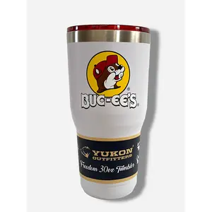 Buc-ee's Yukon Outfitters White 30oz Tumbler