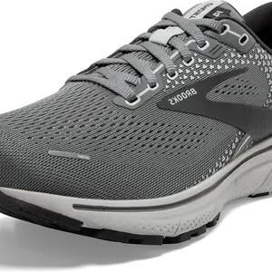 Brooks Men's Ghost 14 Neutral Running Shoe, Grey/Alloy/Oyster, 9.5