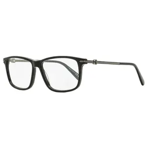 Moncler Rectangular Eyeglasses ML5205 001 Black/Gunmetal 54mm